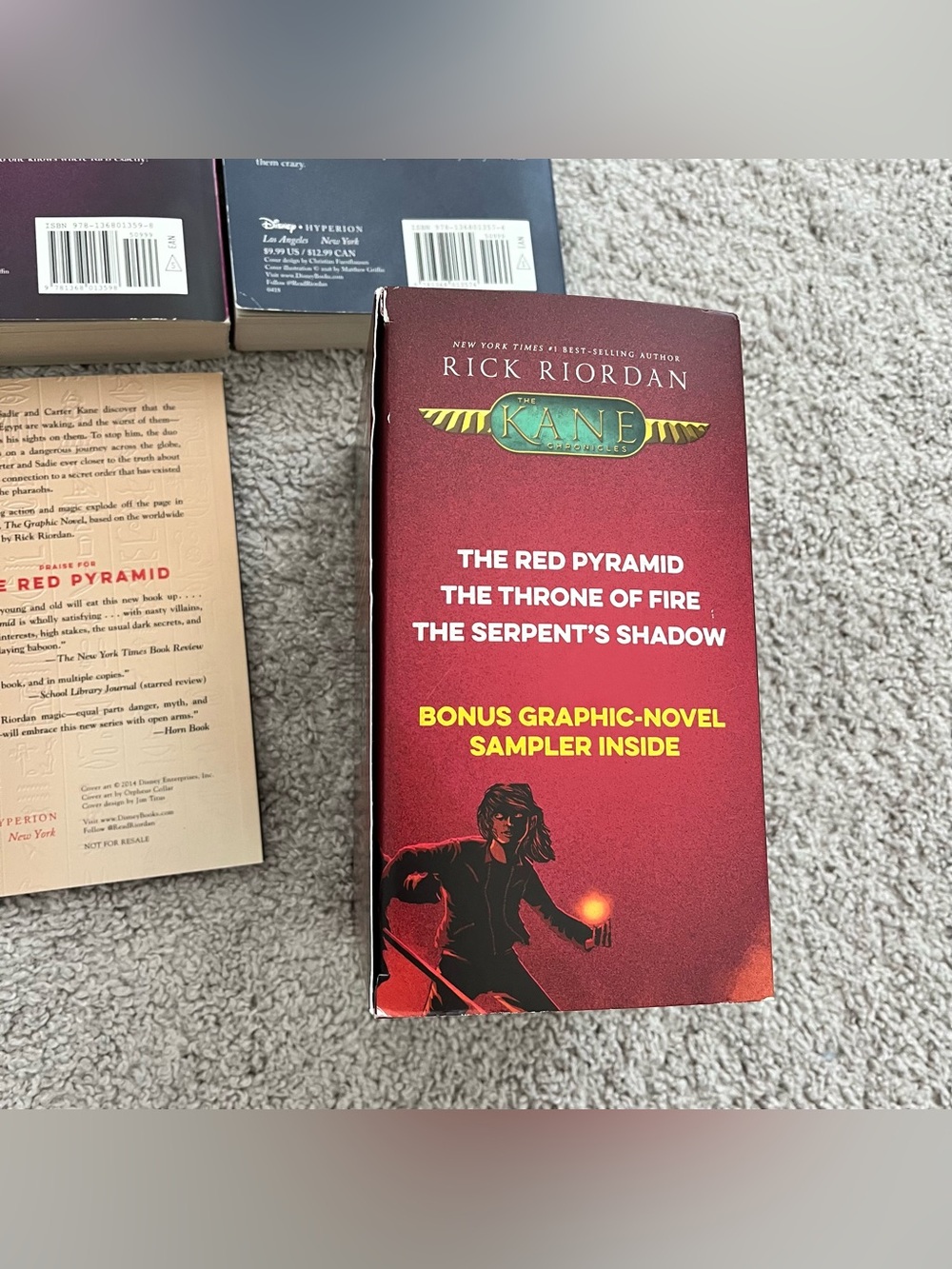 Disney Rick Riordan Kane Chronicles Box Set - Egyptian Mythology - Picture 6 of 15